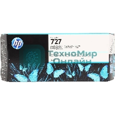 Картридж струйный HP 727 с серыми чернилами для принтеров Designjet, 300 мл