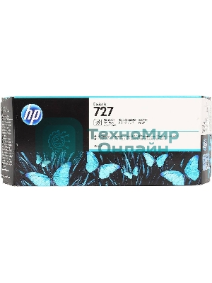 Картридж струйный HP 727 с серыми чернилами для принтеров Designjet, 300 мл