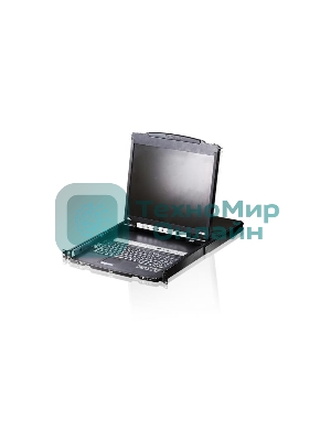КВМ-консоль ATEN 16P Dual RAIL LCD KVMP SWITCH 19INCH