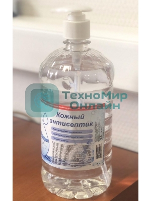 Гель-антисептик для рук, флакон с дозатором 1л (1/6)