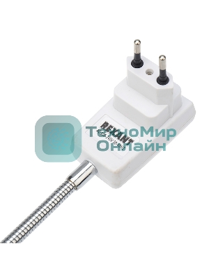 Переходники Rexant вилка - патрон Е27, гибкий, 150 мм, с выключателем