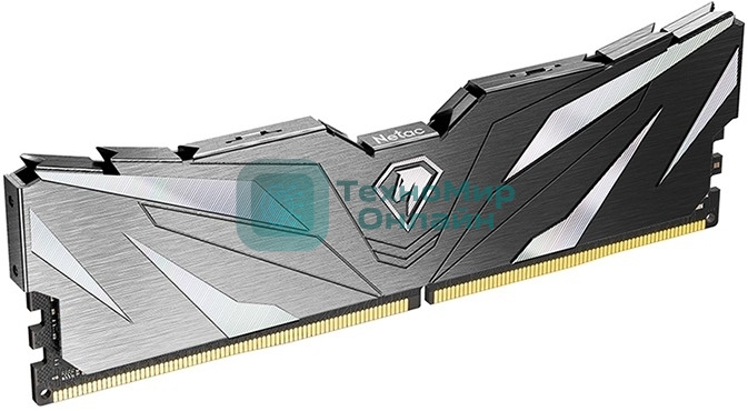 Оперативная память NETAC, DDR4, 16GB (2x8GB), 3600MHz, CL18, DIMM, с радиатором, черный