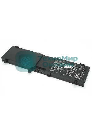 Аккумуляторная батарея для ноутбука Asus N550 15V 59Wh C41-N550 черная