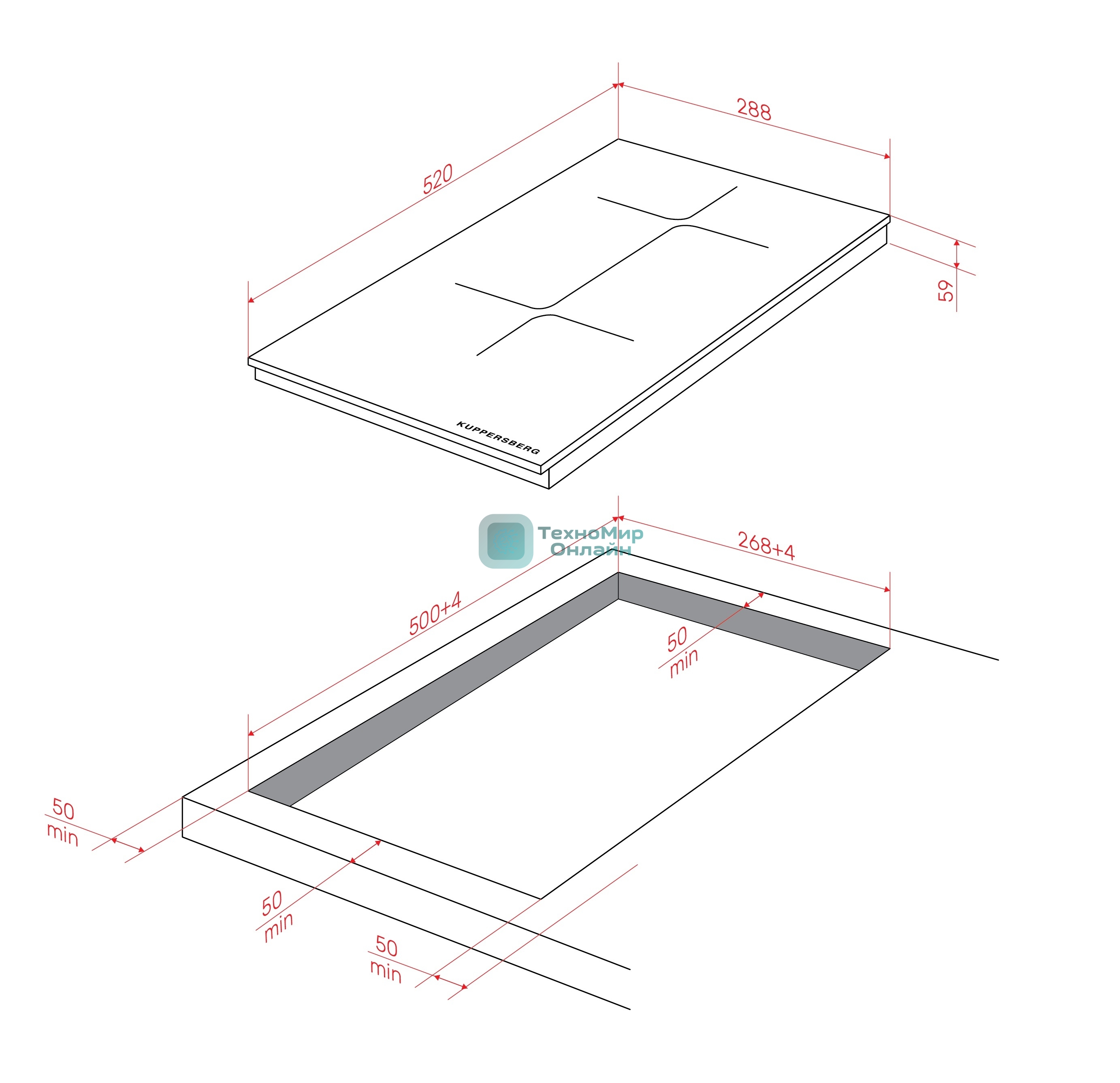 Индукционная варочная панель Kuppersberg ICI 316, 30 см, индукция, High-Tech, inverter, прямой край, 9 уровней мощности, бустер, Stop and Go, Flexi-zone, автоматическое отключение, таймер, индикатор остаточного тепла, сенсорное/слайдерное управление, черный
