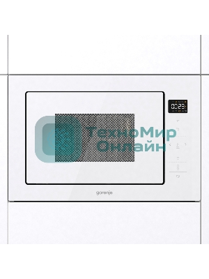 Микроволновая печь Gorenje BM251SG2WG 25 л, 900 Вт, белый (встраиваемая)