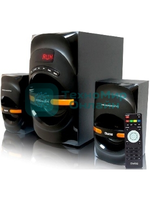 Акустическая система Dialog Progressive AP-210B BLACK 2.1, 30W+2*15W RMS, Bluetooth, USB+SD reader