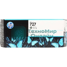 Картридж струйный HP 727 с чернилами фотографического черного цвета для принтеров Designjet, 300 мл
