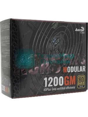 Блок питания Aerocool/Formula 1200W Retail KCAS PLUS 1200GM, 80 PLUS Gold, ATX v2.4, модульный, fan 14cm, 8x PCI-E [6+2-Pin], 10x SATA, 6x MOLEX