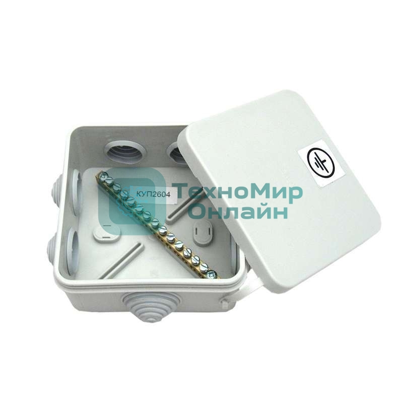 Коробка распределительная ОП 100х100х50 IP55 для уравн. потенциалов HEGEL КУП2604-И