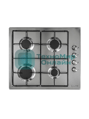 Газовая варочная панель LEX GVS 644-1 IX нержавеющая сталь