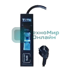 Вертикальный блок розеток, 20xC13, 250V, 16A, шнур 3 метра, вилка Schuko