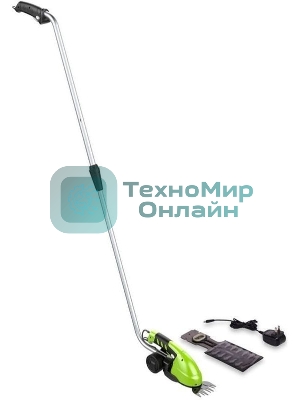 Ножницы GREENWORKS 1600207 аккум.садовые 3.6В с удлиненной ручкой (встроенный аккум и ЗУ)