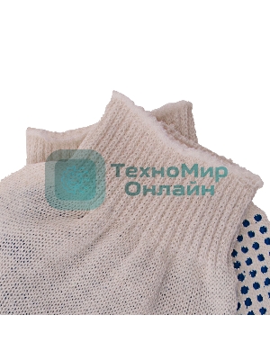 Перчатки трикотажные, с ПВХ точкой, 10 класс Россия