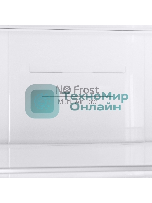 Холодильник Maunfeld MFF185NFS серый двухкамерный инвертор 240/100л морозилка снизу, No Frost