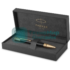 Ручка шариковая Parker Duofold K74 (CW1931386) Black GT, M, черные чернила, подарочная коробка