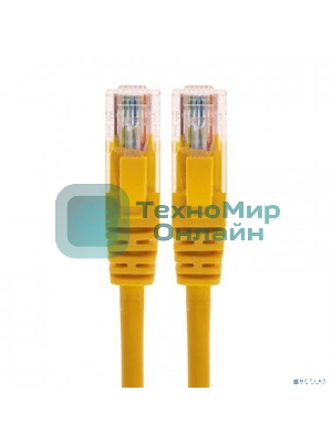 Патч-корд U/UTP Rexant cat.6, RJ45-RJ45, неэкранированный, 26AWG, LSZH, желтый, 2 м