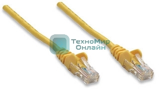 Патч-корд UTP cat.5e, 2м ExeGate желтый