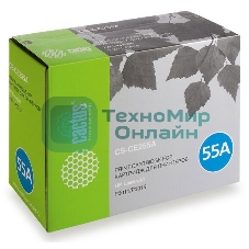 Картридж лазерный Cactus CS-CE255AS черный (6000 стр.) для HP LaserJet P3011/P3015