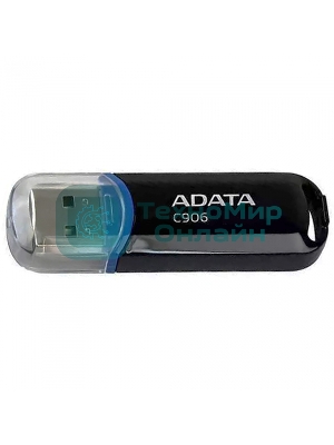 Флешка USB ADATA C906 (AC906-32G-RBK), 32Gb, USB 2.0, R/W 15/5, черный/синий