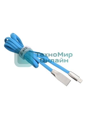 Кабель USB ACD-Infinity Lightning - USB-A TPE, 1.2м, синий