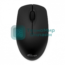 Мышь беспроводная Ritmix RMW-506 черный, 1000 dpi, радиоканал, USB, кнопки - 3