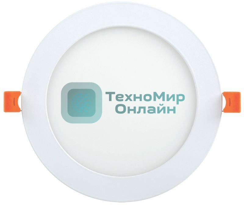 Светильник IEK LDVO0-1606-1-12-6500-K01 ДВО 1606 белый круг LED 12Вт 6500К IP20 алюм. корпус, диам 170 мм