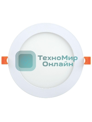 Светильник IEK LDVO0-1606-1-12-6500-K01 ДВО 1606 белый круг LED 12Вт 6500К IP20 алюм. корпус, диам 170 мм