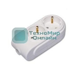 Колодка удлинителя Makel 2-м с заземл. защ. шторки