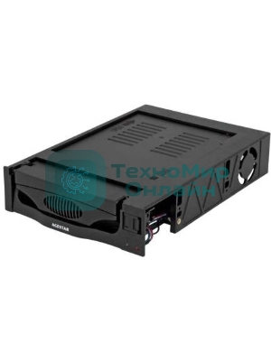 Сменный бокс для HDD AgeStar SR3P-SW-2F SATA пластик черный 3.5