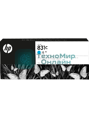 Картридж струйный HP 831C 775ml Cyan Latex Ink Cartridge
