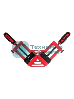 Быстрозажимная угловая струбцина Matrix 65/65 мм, обрезиненные рукоятки