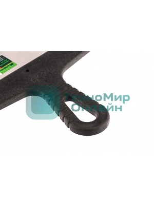 Шпатель из нержавеющей стали Сибртех 250 мм, зуб 6х6 мм, пластмассовая рукоятка