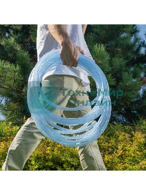 Шланг поливочный Palisad прозрачный армированный 3-х слойный, 1/2