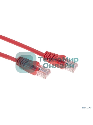 Патч-корд U/UTP Rexant cat.6, RJ45-RJ45, неэкранированный, 26AWG, LSZH, красный, 1.5 м