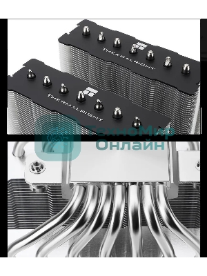 Кулер Thermalright Phantom Spirit 120 SE ARGb Soc-AM5/AM4/1151/1200/1700 черный 4-pin 25.6dB Al+Cu 765gr Ret (PS120-SE-ARGb)