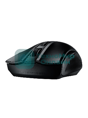 Мышь беспроводная ASUS ROG Strix Carry черный, 7200 dpi, радиоканал, Bluetooth, USB, кнопки - 6