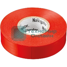 Изолента ПВХ Navigator 15 мм (рул.20м) красн. NIT-B15-20/R