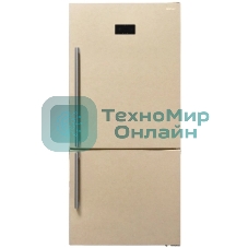 Холодильник Sharp SJ-653GHXJ52R бежевый двухкамерный 400/164 л морозилка снизу, No Frost