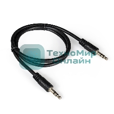 Кабель аудио Exegate EX284941RUS EX-CCA-404-0.5 (3.5mm Jack M/3.5mm Jack M, 0,5м, позолоченные контакты)
