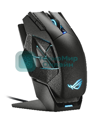 Мышь беспроводная/проводная ASUS ROG Spatha X черный, 19000 dpi, радиоканал, USB, кнопки - 12