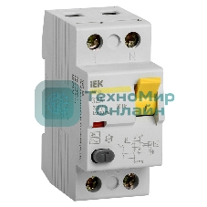 Выключатель дифференциального тока (УЗО) 2п 32А 30мА тип AC ВД1-63 IEK MDV10-2-032-030