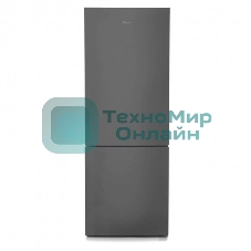 Холодильник Бирюса Б-W6034 графит матовый двухкамерный 210/85л морозилка снизу