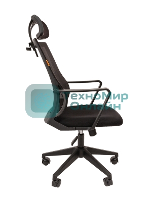 Кресло офисное Chairman 545 Россия ткань черный