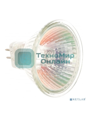 Лампа галогенная ЭРА GU5.3-JCDR (MR16) -50W-230V-Cl(10/200/6000)