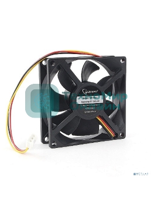 Вентилятор для корпуса Gembird D8025HM-3 черный 80мм 2600rpm 30.5db 3-pin