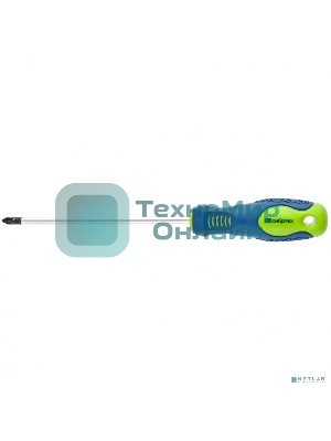 Отвертка Сибртех, PH2 х 150 мм, CrV, двухкомпонентная рукоятка