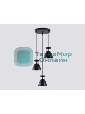 Светильник Ambrella light TR8470/3 BK/FGD черный/золото E27/3 max 60W D340*1000