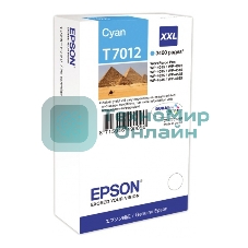 Картридж струйный Epson T70124010 голубой (3400 стр.) для WorkForce WP-4015DN WP-4015, WP-4025DW WP-4025, WP-4095DN WP-4095, WP-4515DN WP-4515, WP-4525DNF WP-4525, WP-4535DWF WP-4535, WP-4595DNF WP-4595