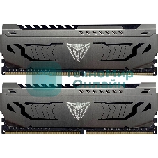 Оперативная память Patriot Viper Steel, DDR4, 32GB (2x16 GB), 3200 MHz, CL16, DIMM, радиатор, черный