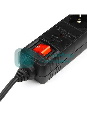 Сетевой фильтр Energenie Сетевой фильтр SPG5-C-10 3m. 16А. черный
